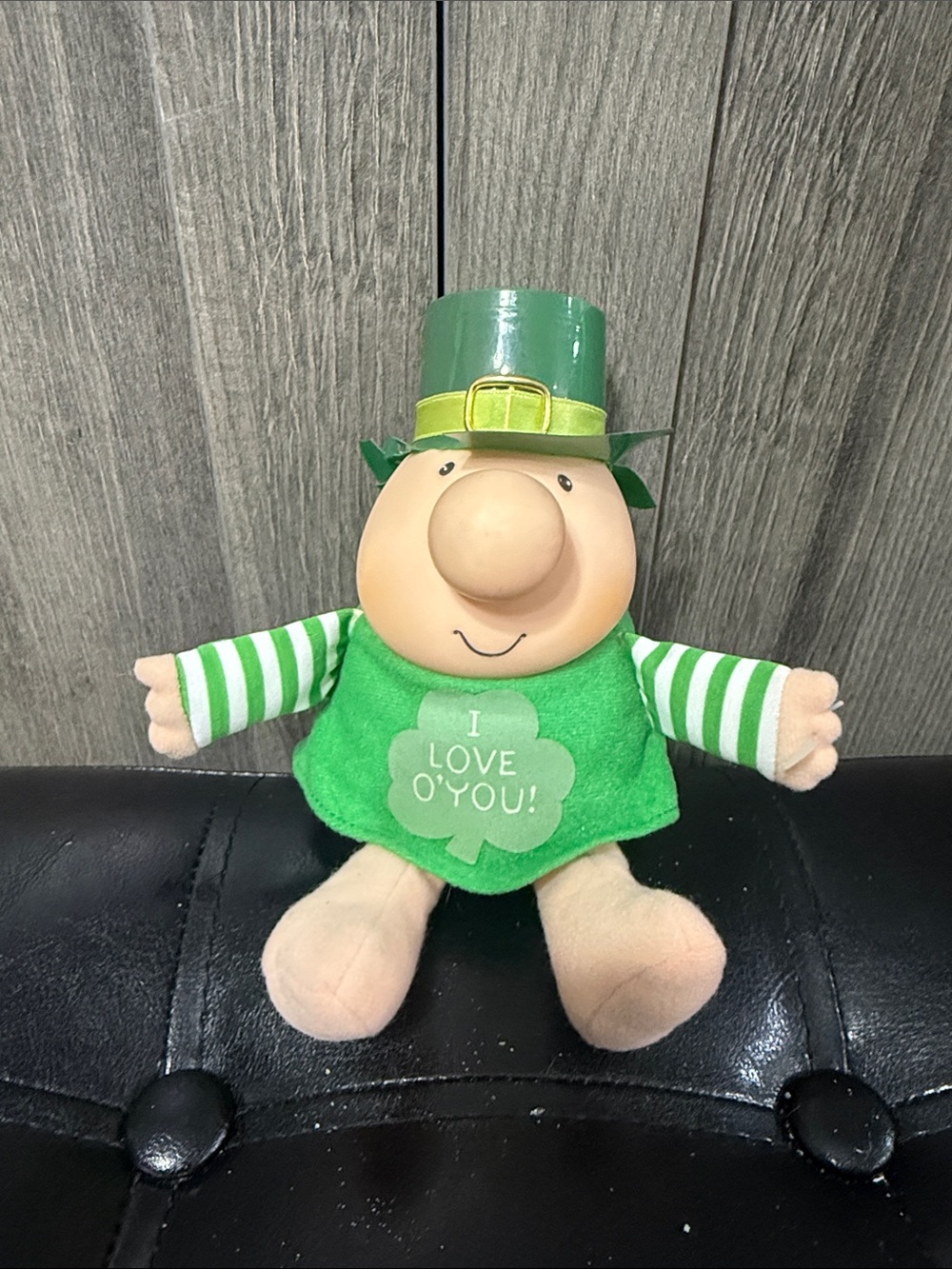Vintage American Greetings Ziggy I Love O' You St Patricks Day Plush Doll 1990